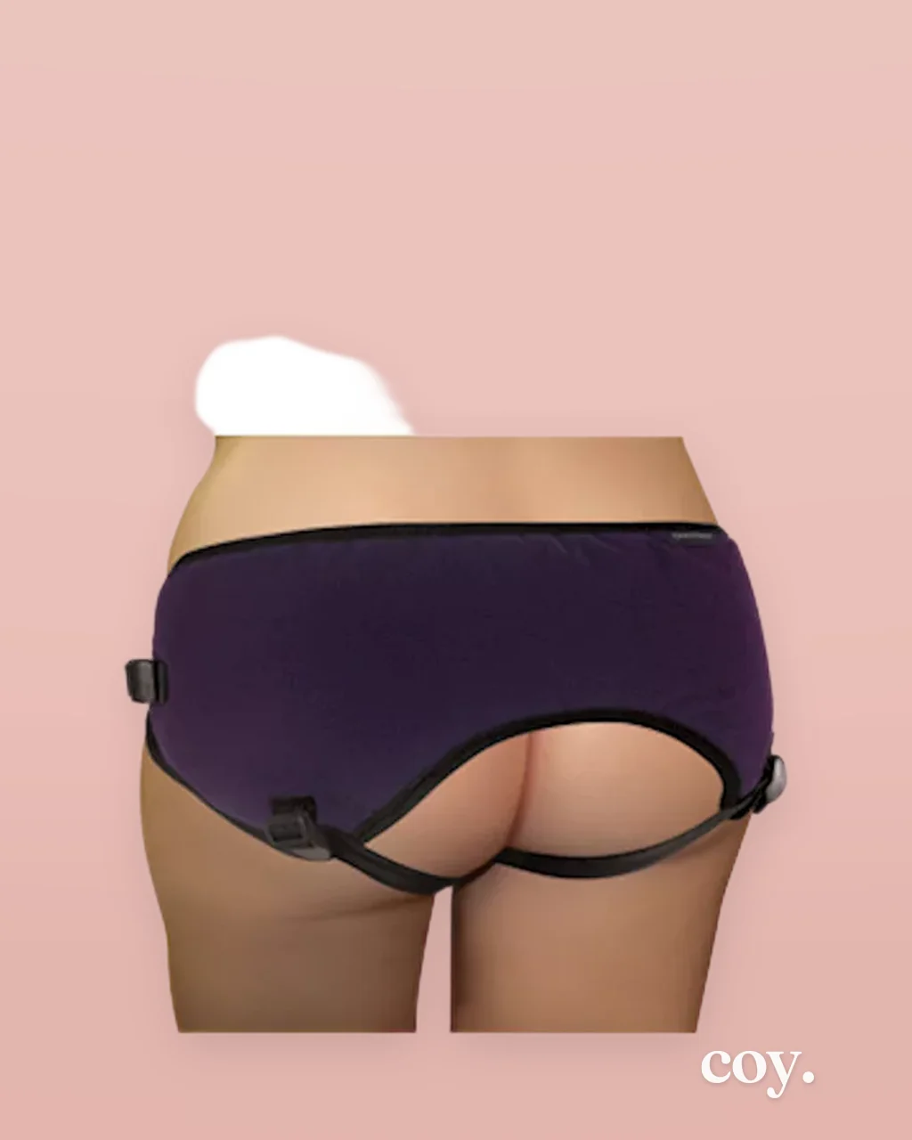 Plus Size Beginners Purple Strap-On — Pegging